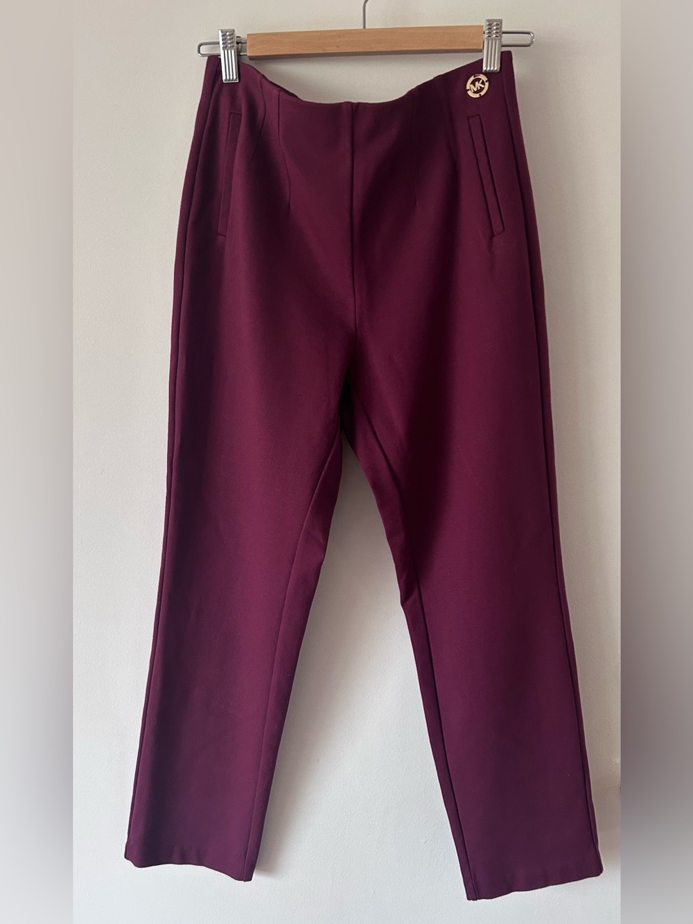 Michael Kors Stretchy Maroon Dress Pants